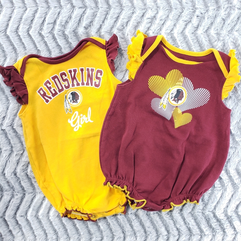 NFL. Infant Throwback Washington Football Romper Bundle